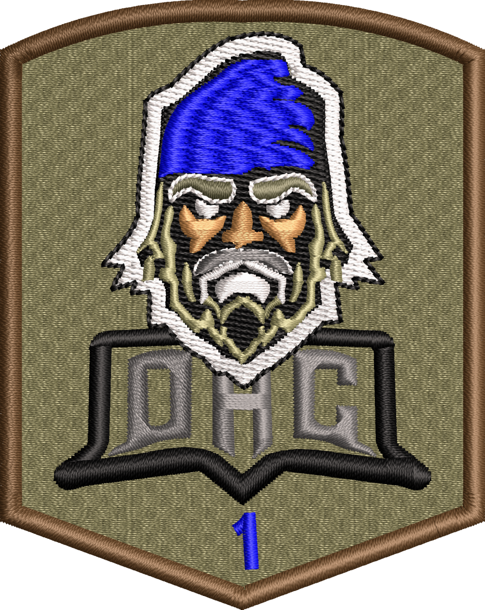 EMBLEMA DAC ALBASTRU